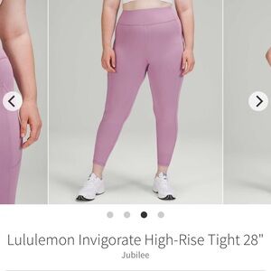 Lululemon Invigorate High-Rise Tight 28" in Jubilee